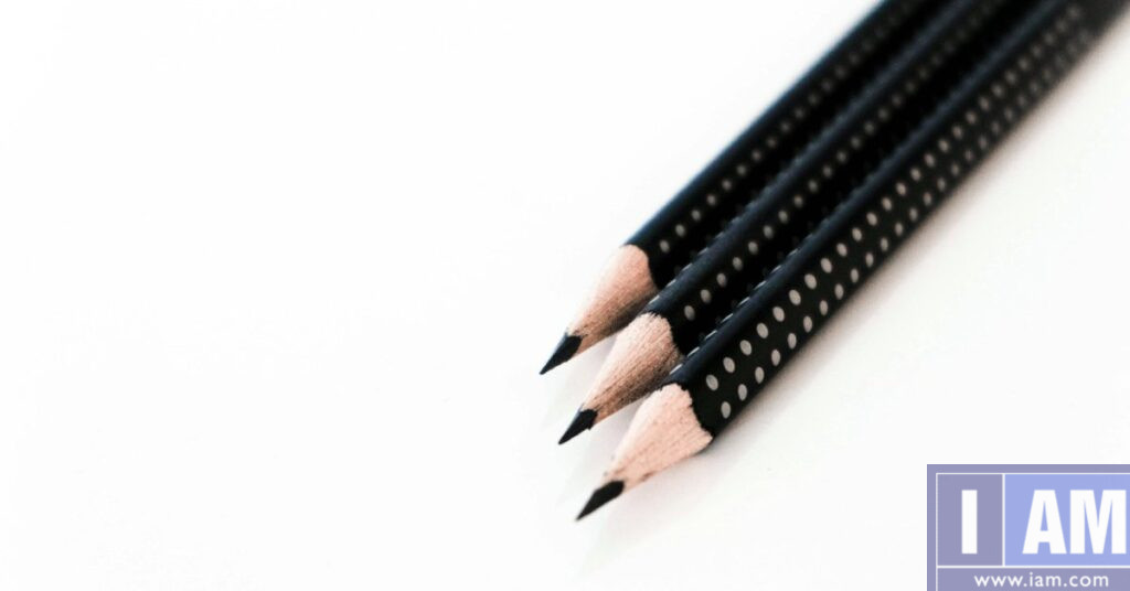 3 pencils