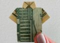 Dollar bill oragami