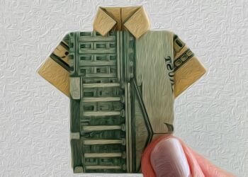 Dollar bill oragami