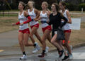Girls cross country race