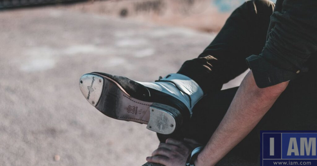 Tap dance shoes