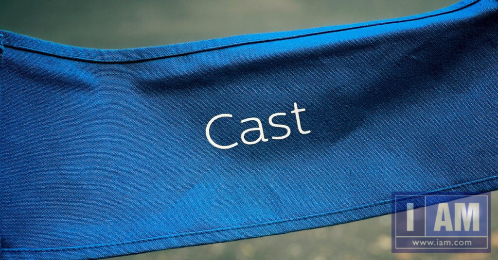 Cast chair back
