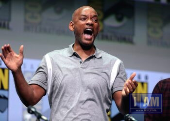 Will Smith speaking at San Diego Comic-Con International (2017)